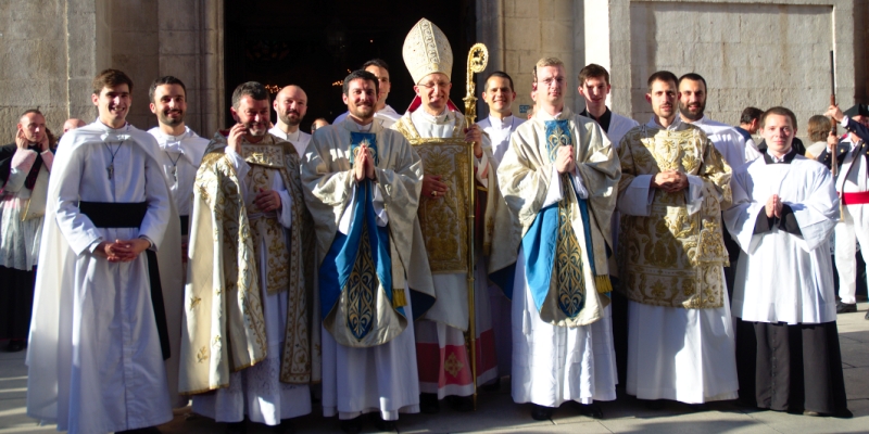 Ordinations sacerdotales de Florent Molin et Matthieu Bévillard